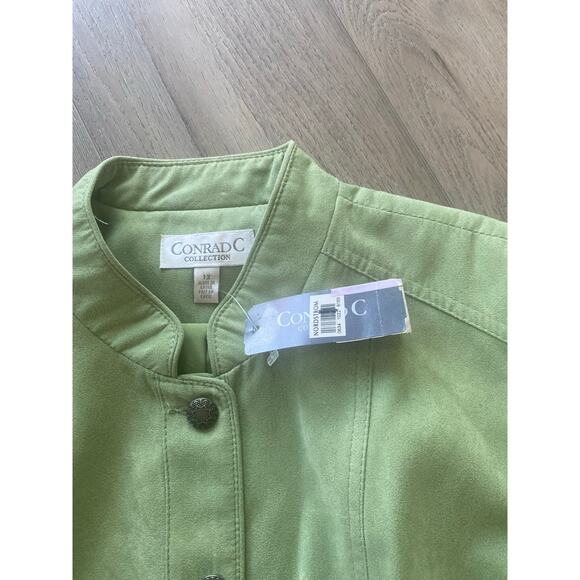 NWT Conrad C Collection Shacket Cropped Jacket Zip Pockets Lined Size 12 - Picture 6 of 10